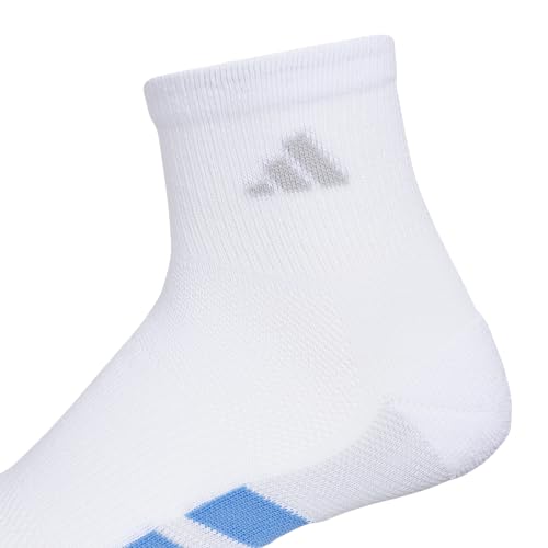 Image of adidas Men's All Day Training Quarter Socks sports performance above the ankle height with cushioning for running (3-Pair)