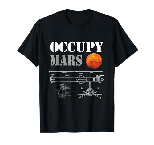 Occupy Mars starship rocket T-Shirt