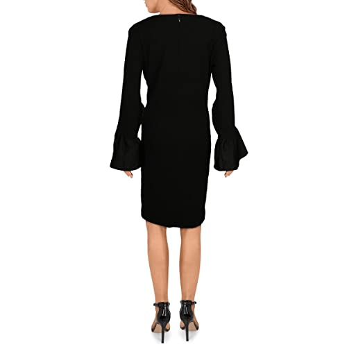 Lauren Ralph Lauren Women's Bell Sleeve Dress (4, Black)2