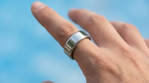Image of Loop Smart Ring - Health & Fitness Tracker Colors | Water-Resistant (IP68, 5ATM) | Long-Lasting Battery Life (Silver, 11)