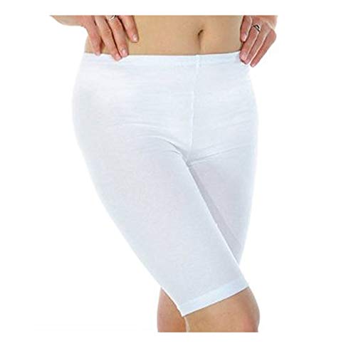 [ Djee Mart ] Ladies Womens Girls Swimming Trunks School PE Swimwear Shorts (White, Ladies L/XL 14/16)
