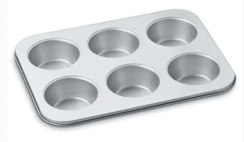 Cuisinart Chef's Classic Nonstick Bakeware 6-Cup Jumbo Muffin Pan, Silver #TOP2