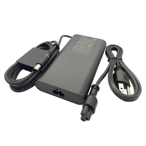 Dell GaN Laptop Charger 240W Watt Barrel 7.4mm tip AC Power Adapter - LA240PM200 HA240PM200 DA240PM200 0YR68 4GC66 G5K8G R4P0K for Alienware Laptop