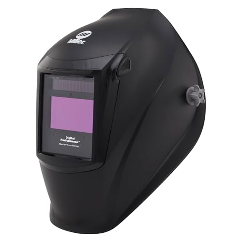Image of Miller Digital Performance™ ClearLight™ 4X Auto Darkening Welding Helmet (Black) - Digital Auto Welding Helmet with 7.2 sq in Viewing Area & 4X Lens Technology for Ultra Clarity for Men & Women