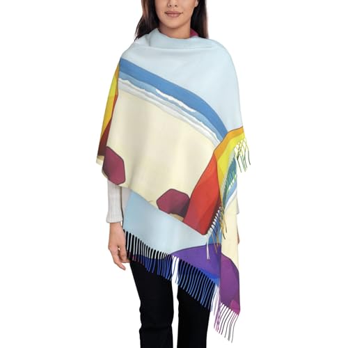 spliced teddy bear Scarf shawl, tassel scarf, tassel shawl, tassel scarf3