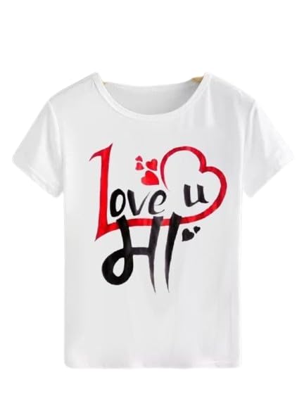 Image of Kids Boys Printed Round Neck Stylish Polyester T-Shirt