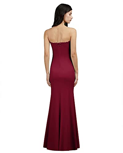 Image of BABYONLINE D.R.E.S.S. Formal Dresses for Women Bodycon Mermaid Appliques Lace Elegant Prom Dress XIN262