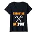 Mujer Throwing Axepert - Axe Throwing Camiseta Cuello V