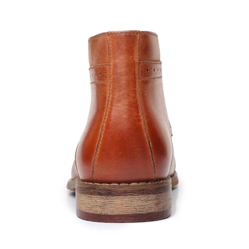 Image of Arkbird Chukka Boots for men, Grainy Leather Lace-up Ankle Boot Fashion and Comfort Casual Oxfords