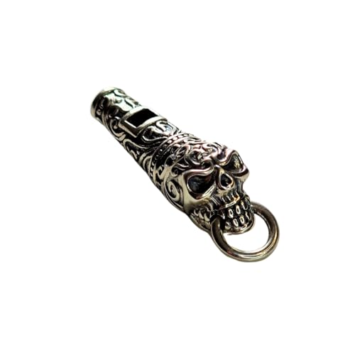 Colgante de silbato calavera VALHALLA soluciona la falta de joyas de plata únicas