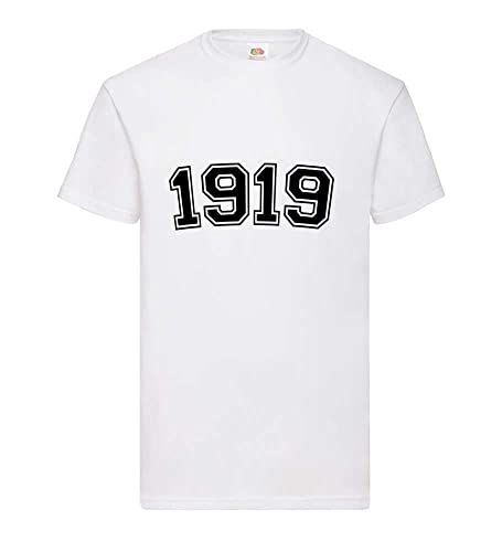 T-shirt homme 1919 blanc XXXL idéal pour le style décontracté