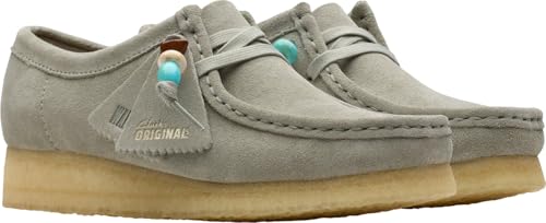 Image of Clarks Women's Wallabee in Sage Suede