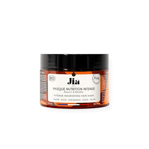 JIA Paris – Masque Nutrition For My Curls 250 ml | Soin Capillaire Nourrissant & Réparateur – Boucles Douces, Fortes & Brillantes pour Cheveux Bouclés, Frisés & Crépus
