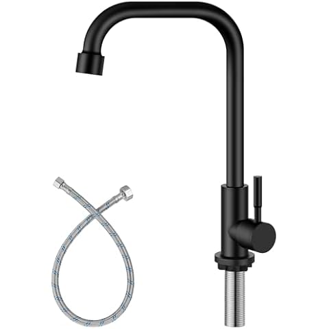 Aolemi Black Cold Water Kitchen Faucet Cover