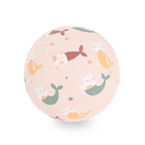 Monnëka Ballon Enfant en Caoutchouc | Balle Légère et Résistante pour Bébé et Enfant, 2 Tailles 13 ou 18 cm | Idéale Plage, Piscine, Jardin et Parc |...