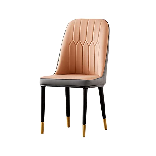 Nordic Light Luxury Dining Silla Café Venta Oficina Restaurante Simple Modern Backrest Tapstered Silla Hierro Silla de hotel