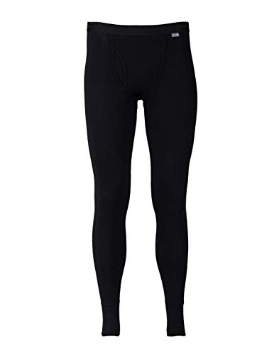 Preisvergleich Produktbild Dilling Baumwoll Leggings mit Eingriff für Herren Schwarz M