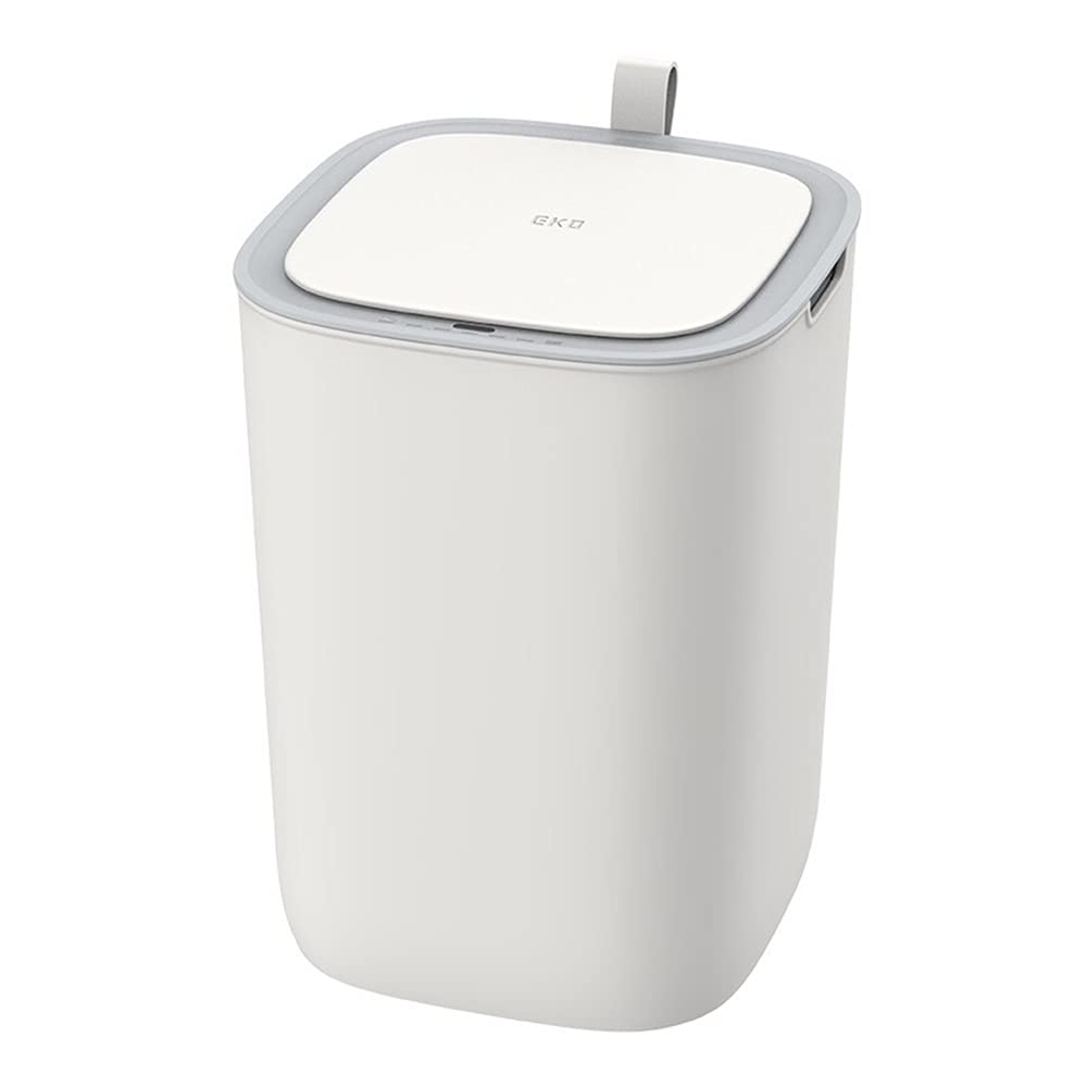 Smart Trash Can, Automatic Induction Lid Opening Household 12L Capacity Mute Opening and Closing Waterproof Design Toilet Trash Can