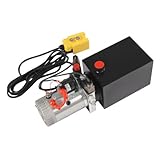 6 Quart Double Acting Hydraulic Pump 12V Hydraulic Power Unit，3KW Powerful Motor,Used For Electric Forklifts And Dump Trucks
