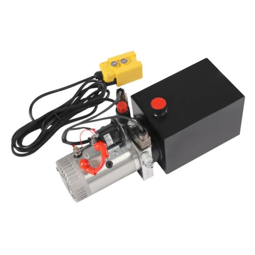 6 Quart Double Acting Hydraulic Pump 12V Hydraulic Power Unit，3KW Powerful Motor,Used For Electric Forklifts And Dump Trucks
