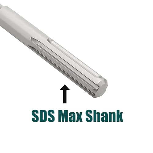 1-1/4"x 18"(32 x 460mm) SDS Max Rotary Hammer Drill Bit for Concrete by GRIXLEN - Used condition - Image 3