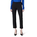 DEE OCLEPPO DO Womens Marlie Ponti Ankle Straight Leg Pant Standard Black
