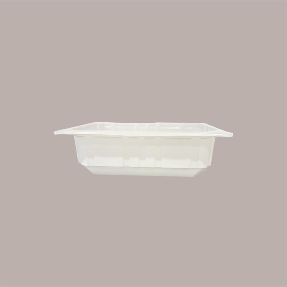 Lucgel Vaschette 1/2 Gastronorm in Polipropilene Termosaldanti Bianche 32x26,5H9,5 cm - 60 pezzi -
