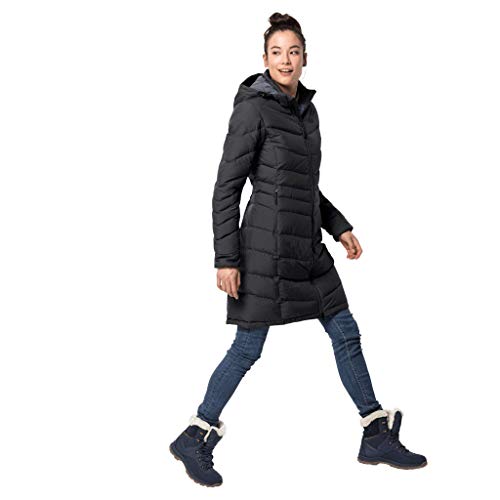 Jack Wolfskin Damen Selenium Mantel, Black, S
