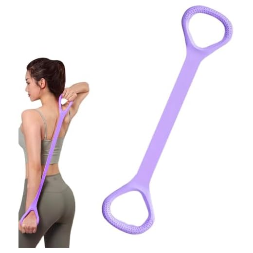 Banda de resistencia elástica para ejercicios de espalda, brazos y hombros, ideal para yoga, pilates y estiramientos.