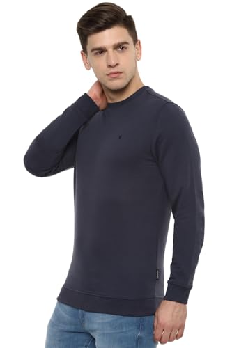 Image of Van Heusen Men Round Neck Cotton Sweatshirt