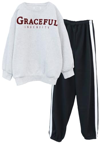 [カイタックファミリー] LOVETOXIC ラブトキシック ルームウェア パジャマ 長袖 シャギー 裏起毛 冬 140cm 150cm 160cm (140cm, グレー)のサムネイル