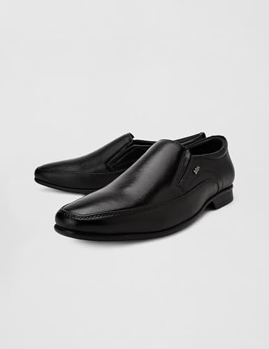 Lee Cooper Store Lee Cooper LC9535E Men's Black Leather Shoes - Image 6