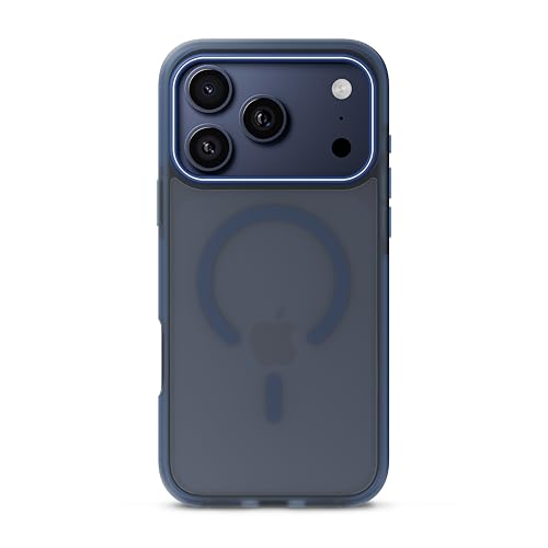 Image of CASEGEAR Bold Pro Back Cover Case Compatible with iPhone 17 Pro | 14.8 Feet Drop Protection | Compatible with MagSafe | 360 Complete Protection | Shockproof & Scratch Resistant | Blue