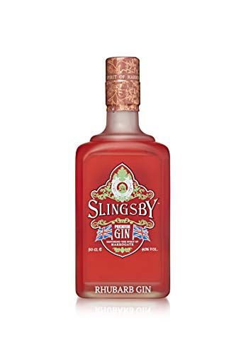 Slingsby Rhubarb Gin - 50cl Bottle - 40% ABV - Award Winning Flavoured Gin - Premium Gin