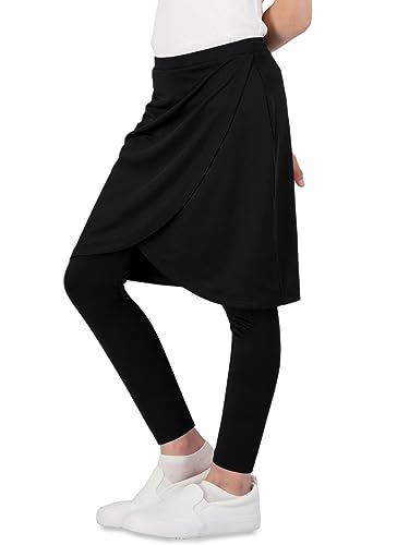 Girls High Elastic Waist Skirts Pants Kids Cute Active Golf Tennis Skorts Leggings3