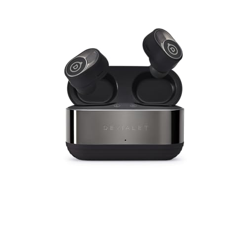 Devialet - True Wireless Earbuds - Gemini II - Matte Black - for Daily Music & Commute Sound - Noise Cancellation - Comfort Fit