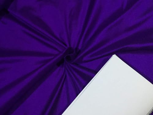 Soie Dupion 100 % pure violette 137 cm tissu haute couture luxe