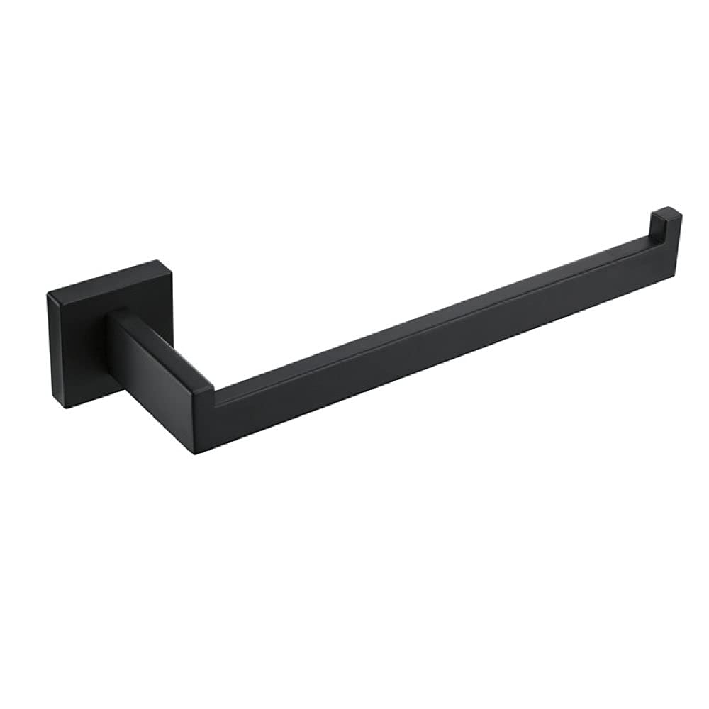 Accesorios de baño Juego de herrajes para baño Gancho para Bata Negro Toallero Barra Estante Barra Soporte de Papel Estante, Toallero Individual