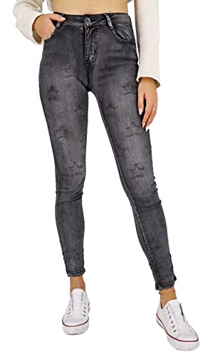 Laphilo Jeans Denim femme avec 5 poches et fermeture avant Cover