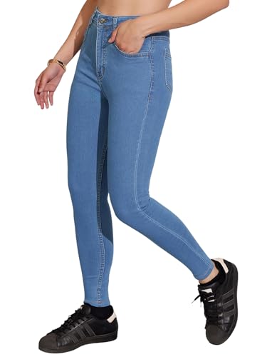 Jean skinny élastique galbant taille haute femme Dolce Crudo