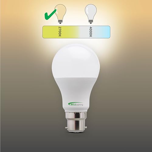 BELL Lighting B22 Bayonet Dimmable Light Bulb LED GLS 6 Pack | Warm White 2700K | 810 Lumen 8.1W | Energy Saving GLS Light Bulb | 60W Lamp Equivalent - Image 4