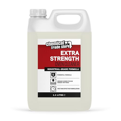 Chemical Trade Store Extra Strength Oven Cleaner 2.5L Heavy-Duty Liquid Gel Formula for Removing Tough Grease, Burnt Food, and Carbon Build-Up- Professional Oven Degreaser for Home and Commercial Use