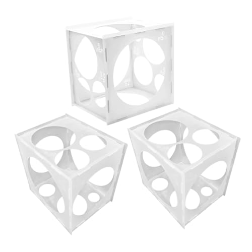 Boîte de mesure pour ballons x3 cube transparent de dimensionnement pour arche