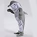 Cute Dolphin Onesie Pajamas for Adults, Fashion Flannel Soft Comfy Casual Loungewear Cartoon Animal Role Play Costume Gray