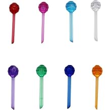 Creative Hobbies Plastic Lites for Ceramic Christmas Trees, Small Pin Globe Light Ornaments, Multi Colors, 250 Piece Pack