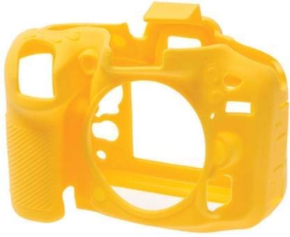 Camera Silicone body Protective Camera Case Cover Compatible with Nikon D7100/7200 (Yellow)-image-37