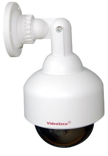 Videosecu 2 Pack Fake Dummy Imitation Bullet Security Camera Simulated Decoy Infrared Ir Led With Blinking Light Dmyirv2 C5B #TOP1