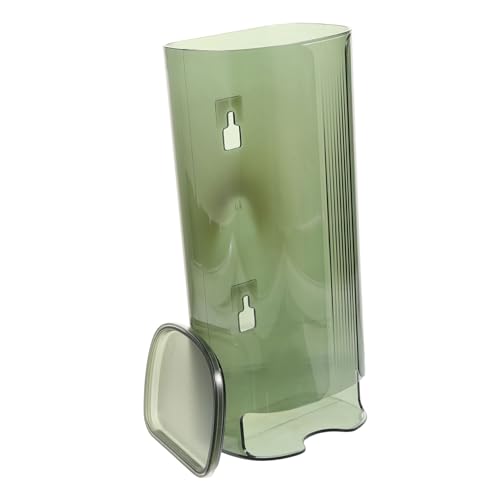 Healifty Dispensador Bolsas Basura Pared Caja Organizadora Transparente Verde sin Taladro Gran Capacidad para Cocina y Almacenamiento Múltiple