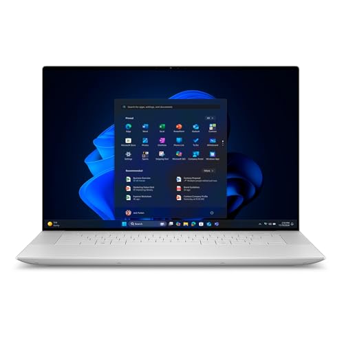Dell XPS 16 (9640) Laptop 16 Zoll FHD+ 120Hz Infinity Edge, Intel Core Ultra 7 155H, NVIDIA Geforce RTX 4050, 16GB RAM, 1TB SSD, Windows 11 Pro, AZERTY-Tastatur mit Hintergrundbeleuchtung, Platinium