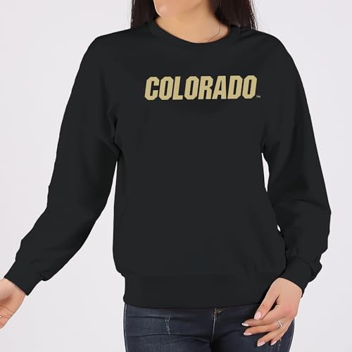 UGP-Campus-Apparel-AW01-University-of-Colorado-Buffaloes-Basic-Block-Crewneck-Sweatshirt-X-Large-Black